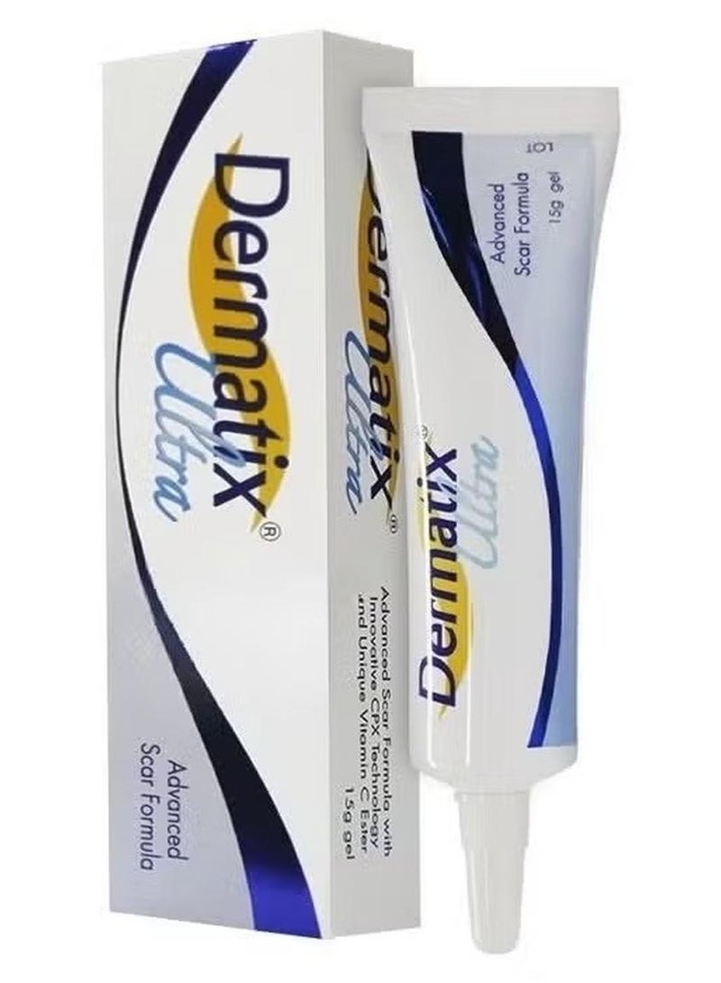 Dermatix Advanced Scar Gel 15g For Cosmetic Improvement of Scars, Fast Drying and Unique Silicone Gel Formulation, Used For Treatment of Keloids, Surgical and Hypertrophic Scars, Suitable For Sensitive Skin - Image 1